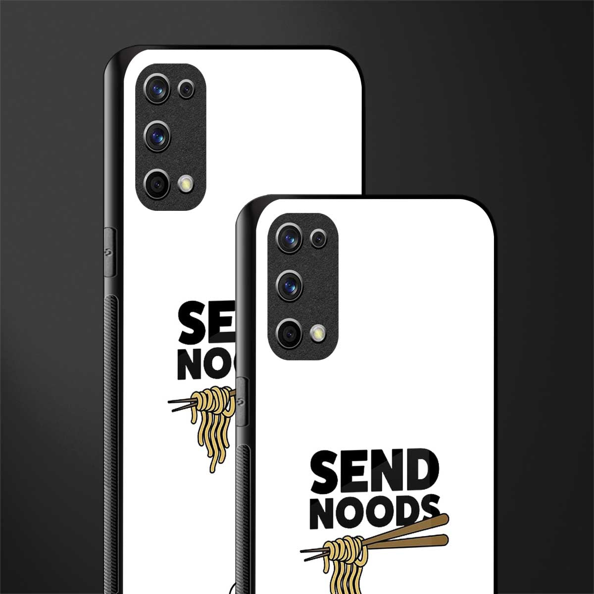 send noods glass case for realme x7 pro image-2