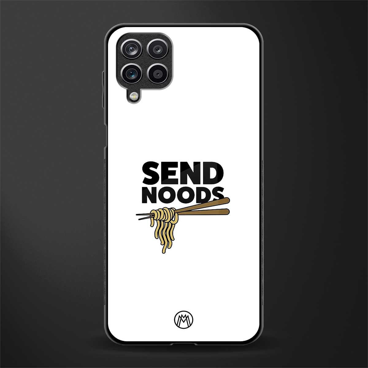 send noods glass case for samsung galaxy f12 image