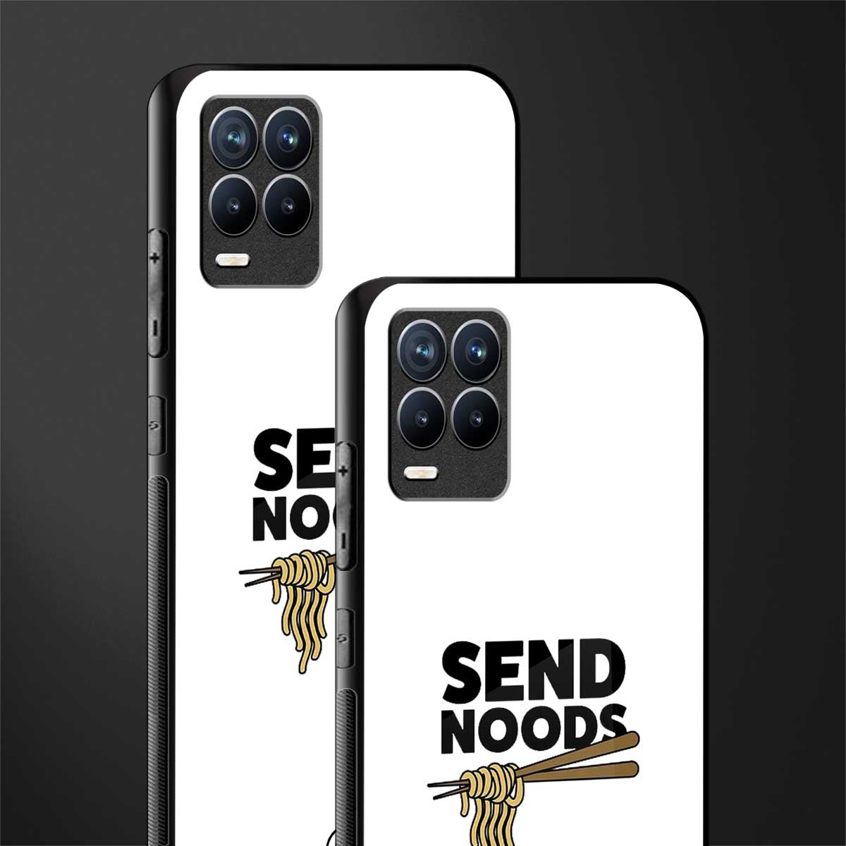 send noods glass case for realme 8 4g image-2