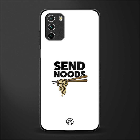 send noods glass case for poco m3 image