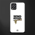 send noods glass case for samsung galaxy f62 image