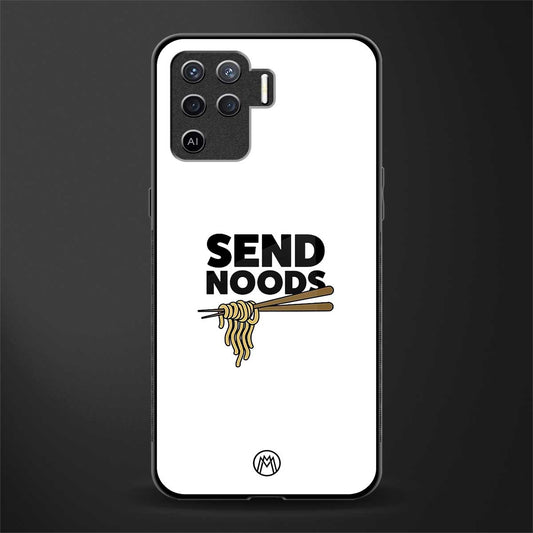 send noods glass case for oppo f19 pro image
