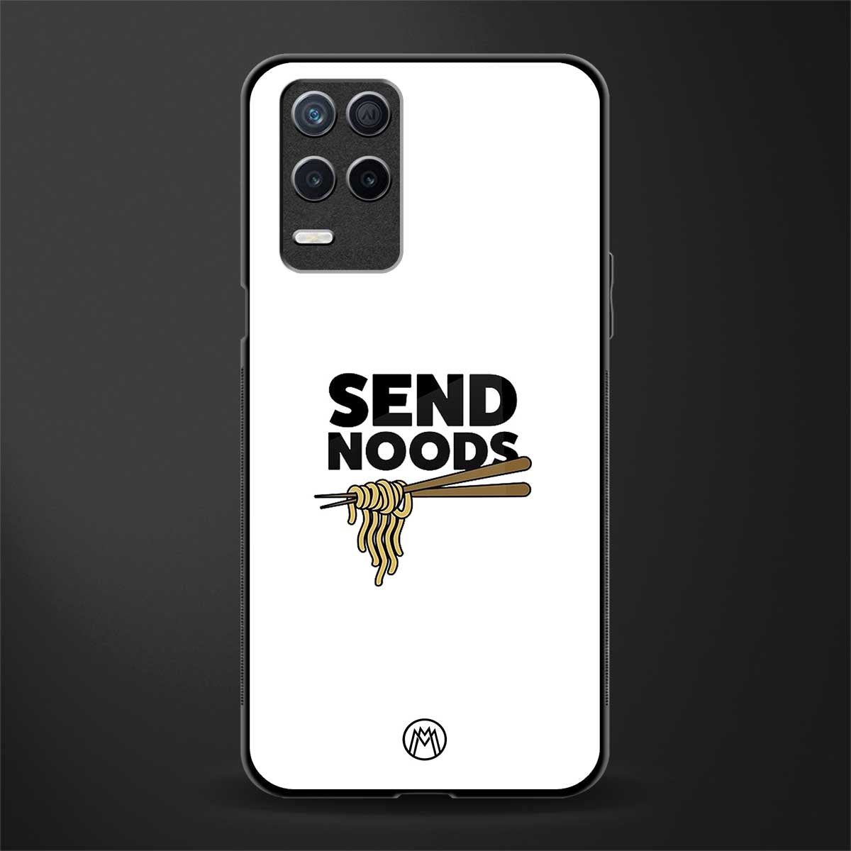 send noods glass case for realme 8 5g image
