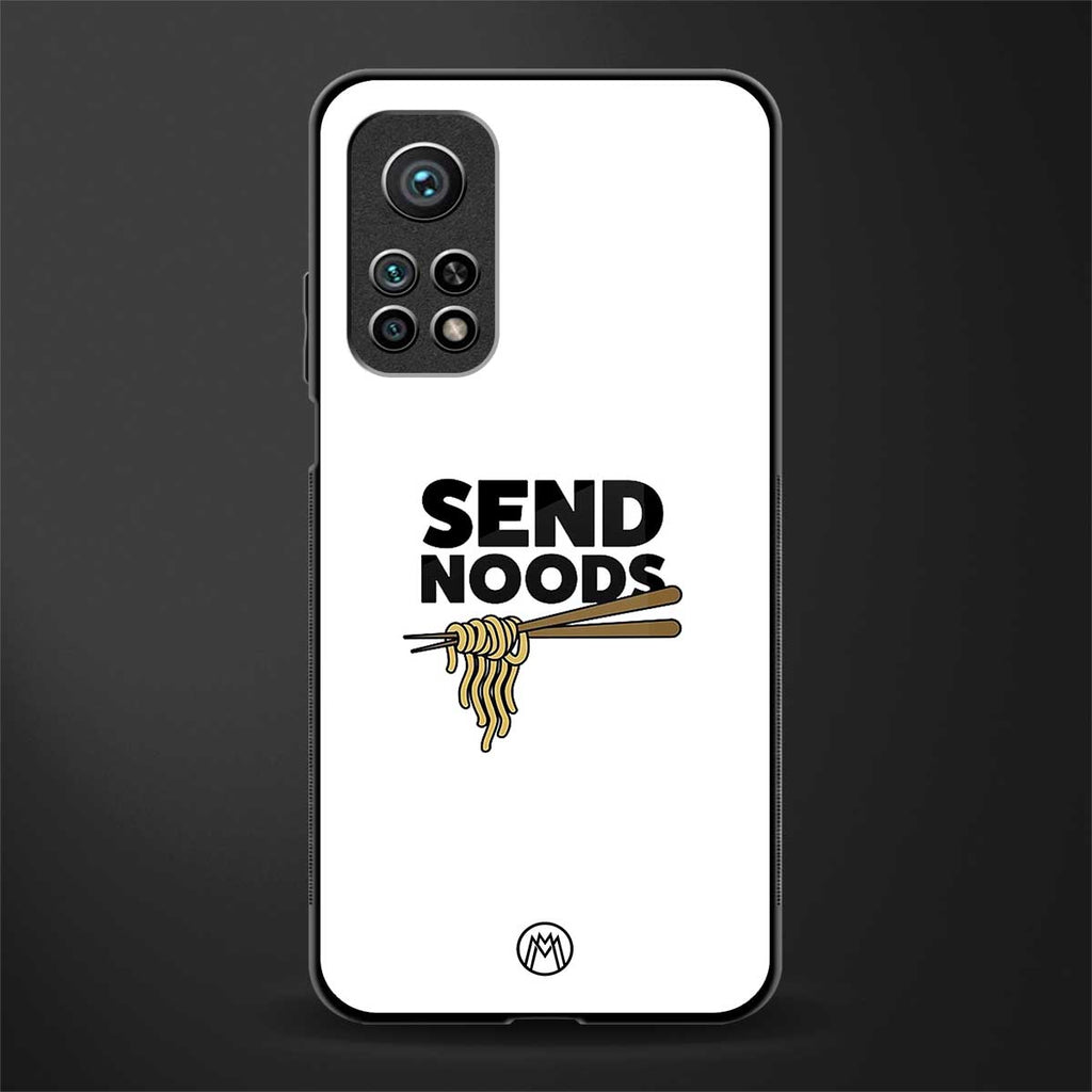 send noods glass case for mi 10t 5g image