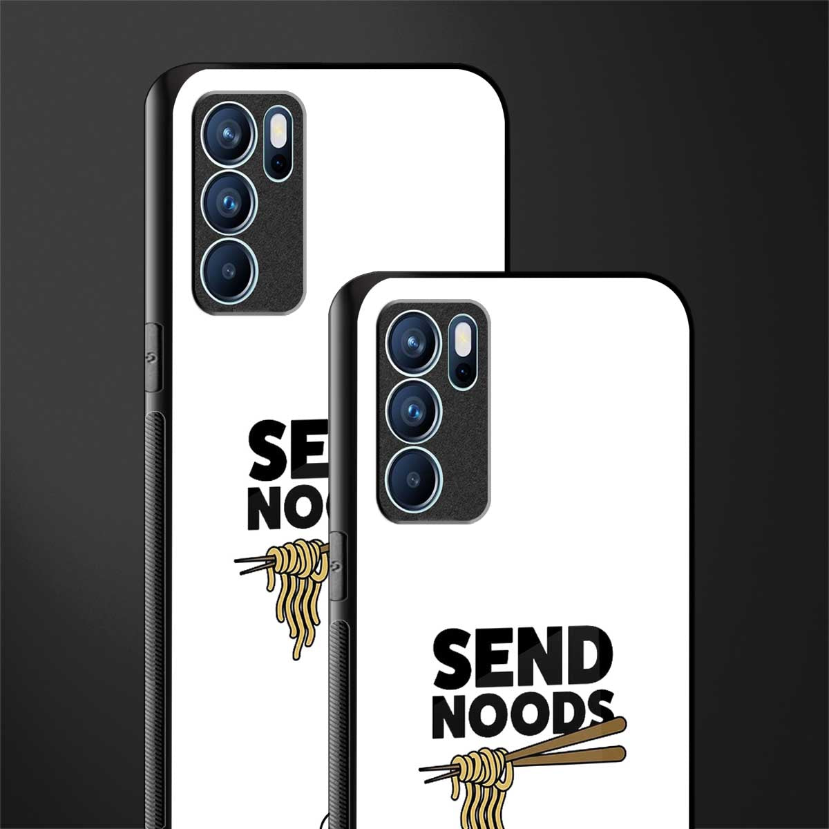 send noods glass case for oppo reno6 5g image-2