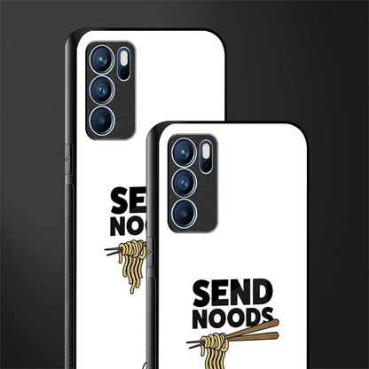 send noods glass case for oppo reno6 pro 5g image-2