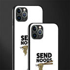 send noods glass case for iphone 11 pro image-2