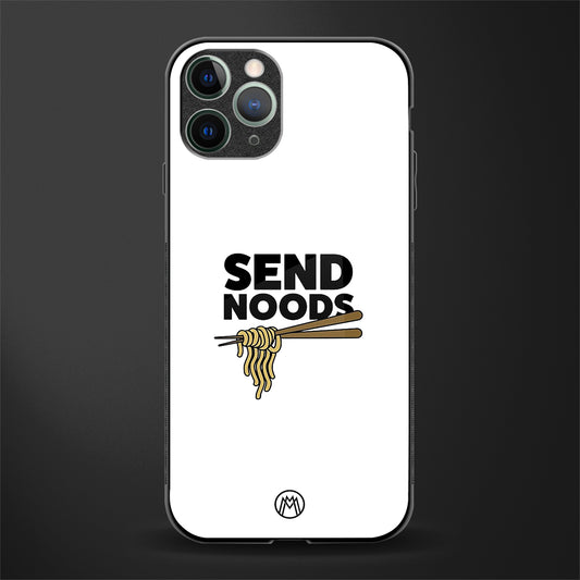 send noods glass case for iphone 11 pro image