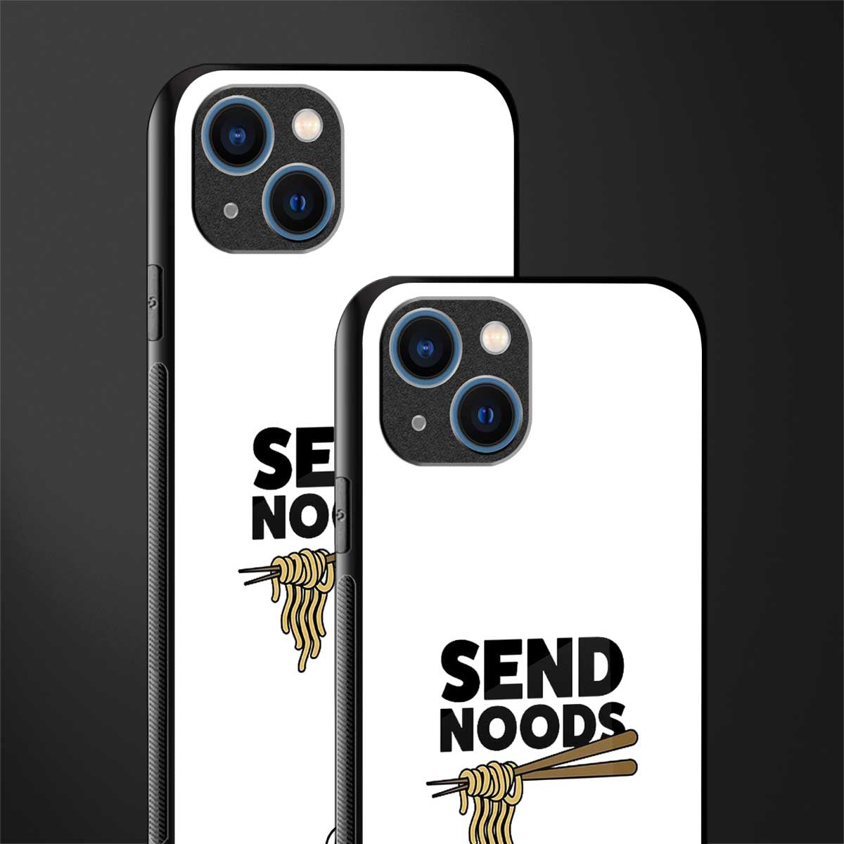 send noods glass case for iphone 13 image-2