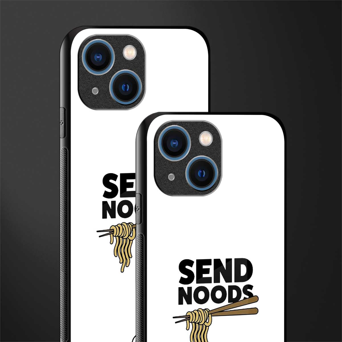 send noods glass case for iphone 13 mini image-2