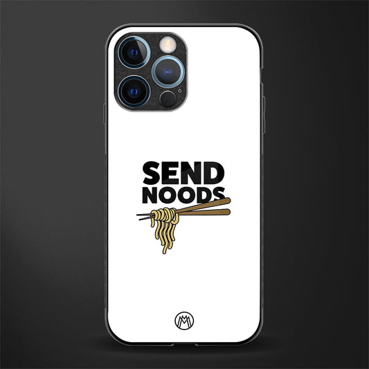 send noods glass case for iphone 13 pro image