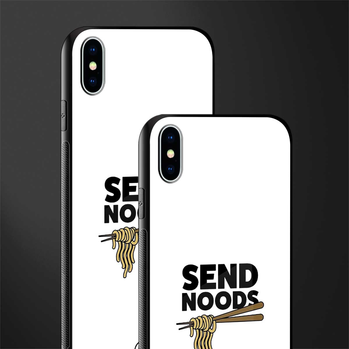 send noods glass case for iphone xs max image-2