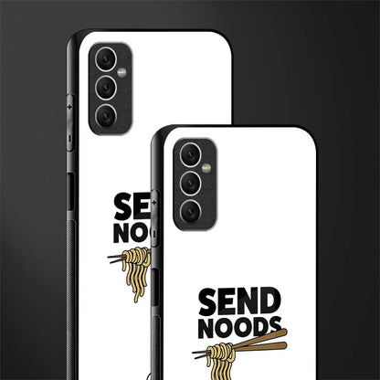 send noods glass case for samsung galaxy m52 5g image-2