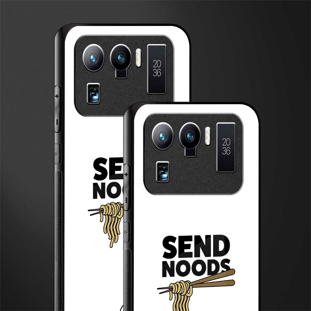 send noods glass case for mi 11 ultra 5g image-2