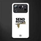 send noods glass case for mi 11 ultra 5g image