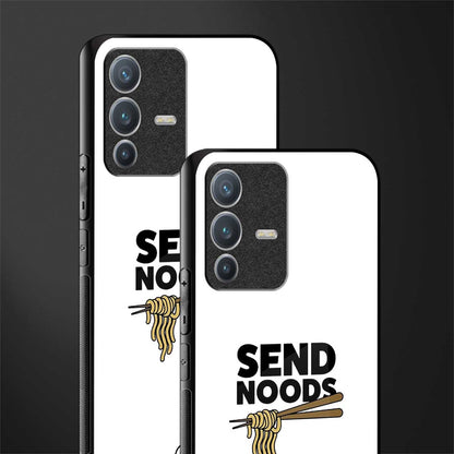 send noods glass case for vivo v23 pro 5g image-2