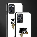 send noods glass case for realme c35 image-2