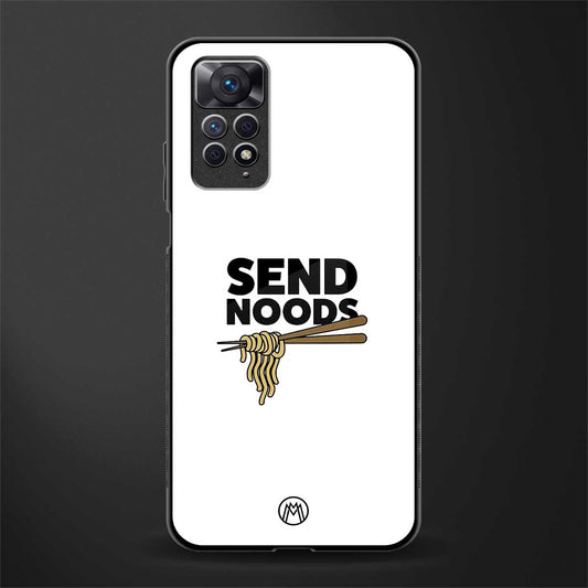 send noods back phone cover | glass case for redmi note 11 pro plus 4g/5g