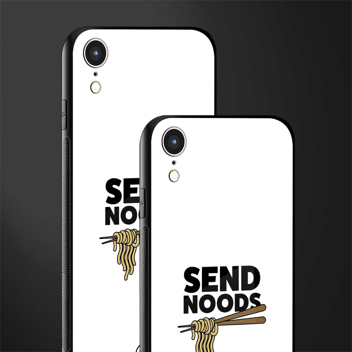 send noods glass case for iphone xr image-2