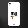 send noods glass case for iphone xr image