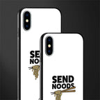 send noods glass case for iphone x image-2