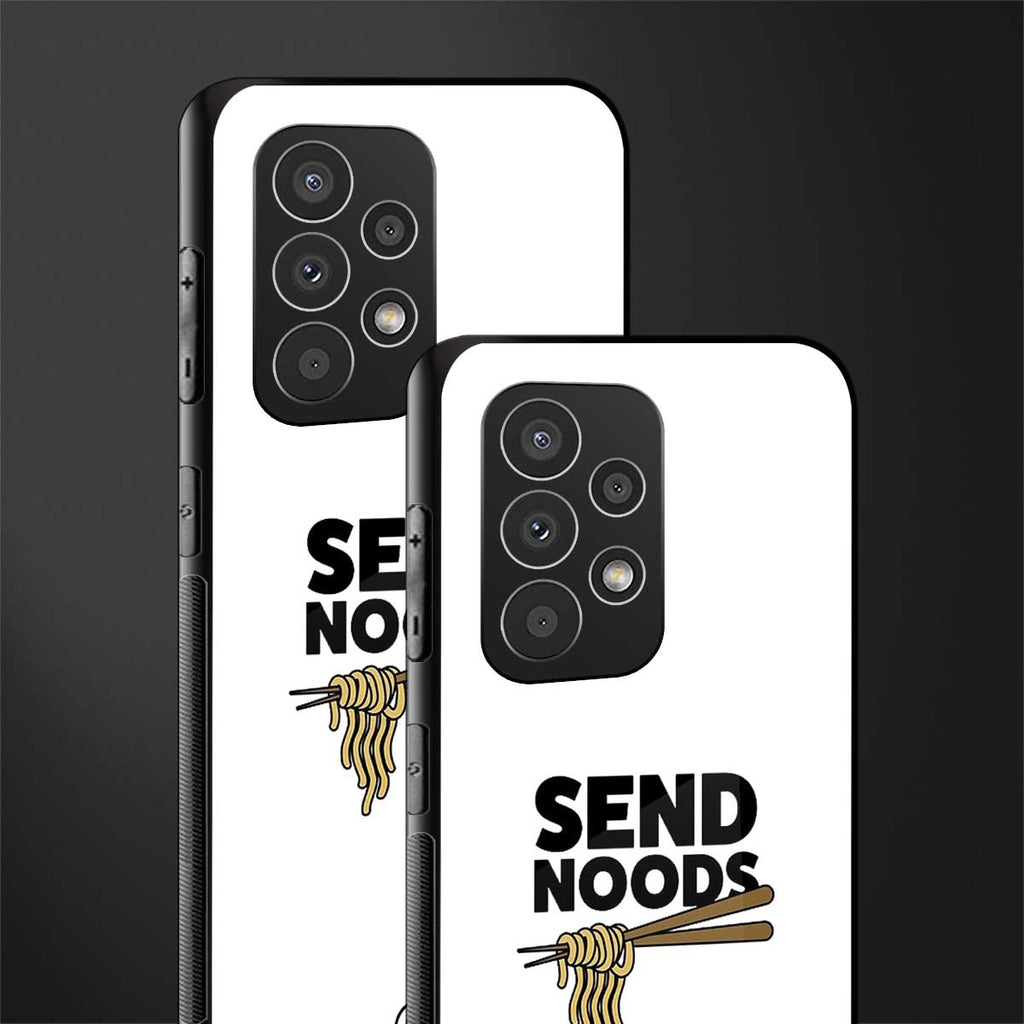 send noods back phone cover | glass case for samsung galaxy a73 5g
