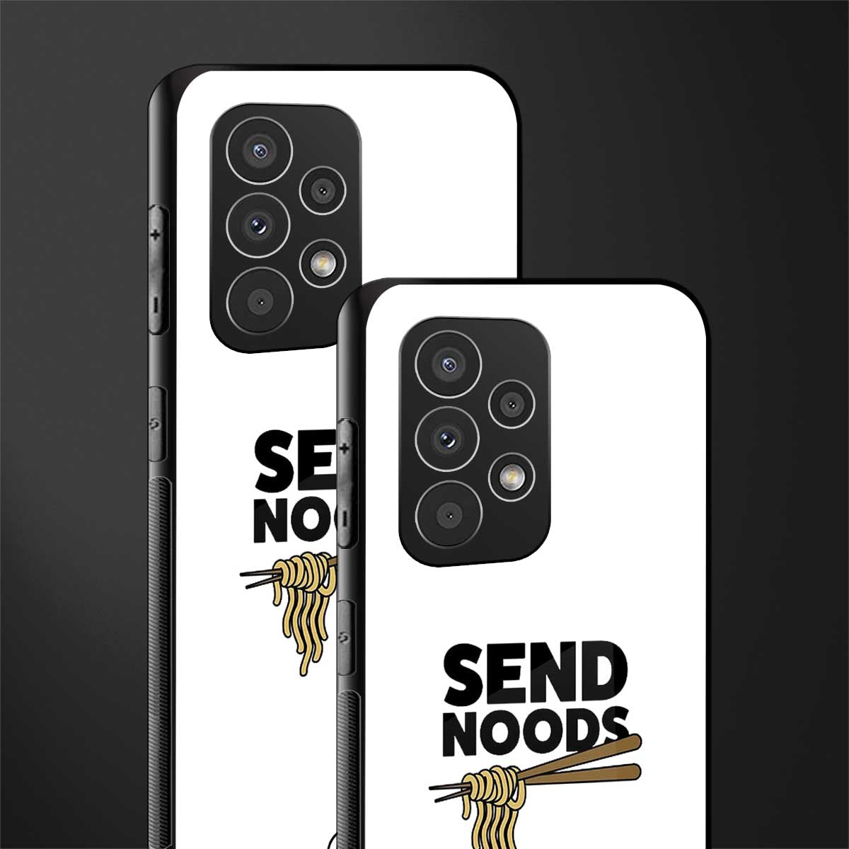 send noods back phone cover | glass case for samsung galaxy a73 5g