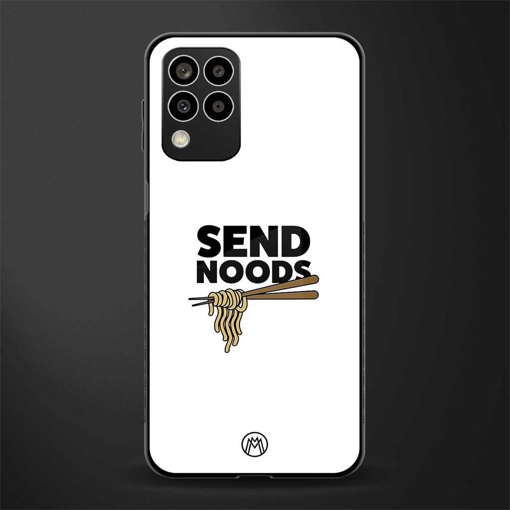 send noods back phone cover | glass case for samsung galaxy m33 5g