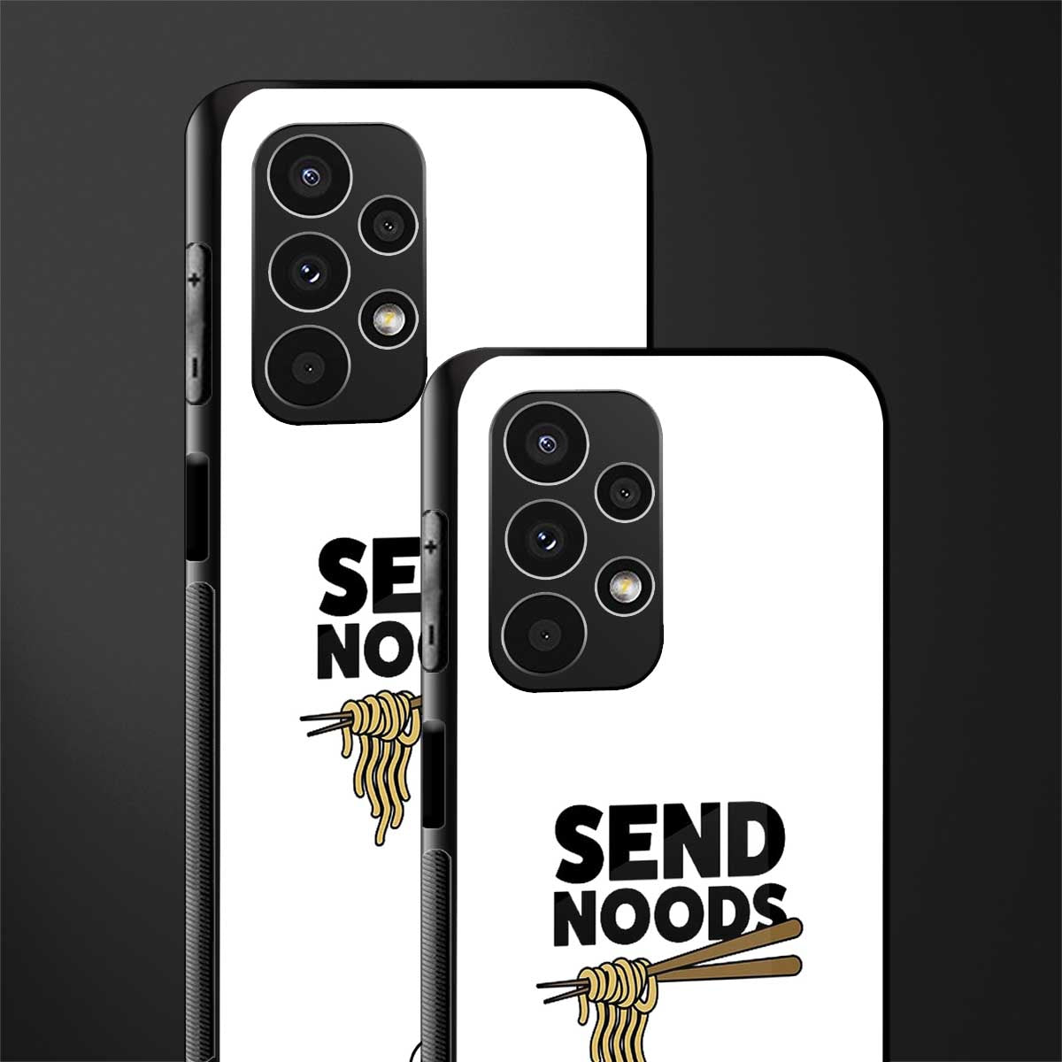 send noods back phone cover | glass case for samsung galaxy a13 4g