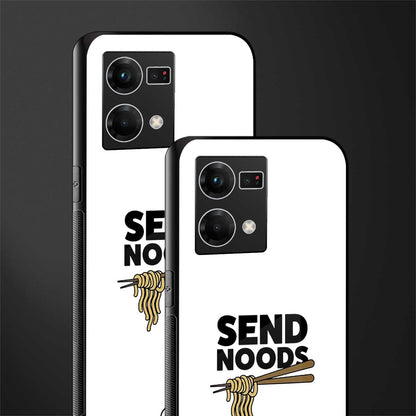 send noods back phone cover | glass case for oppo f21 pro 4g