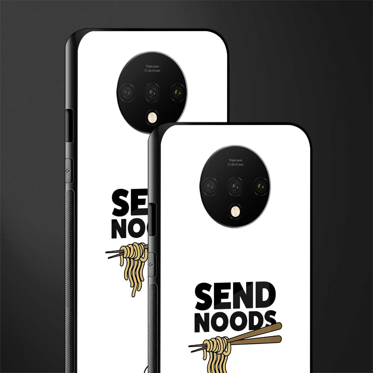 send noods glass case for oneplus 7t image-2