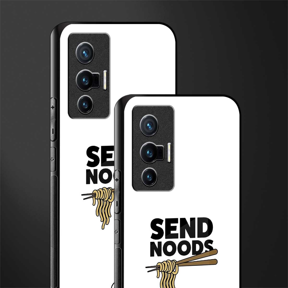 send noods glass case for vivo x70 image-2