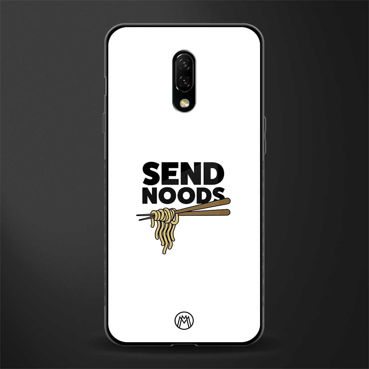 send noods glass case for oneplus 7 image