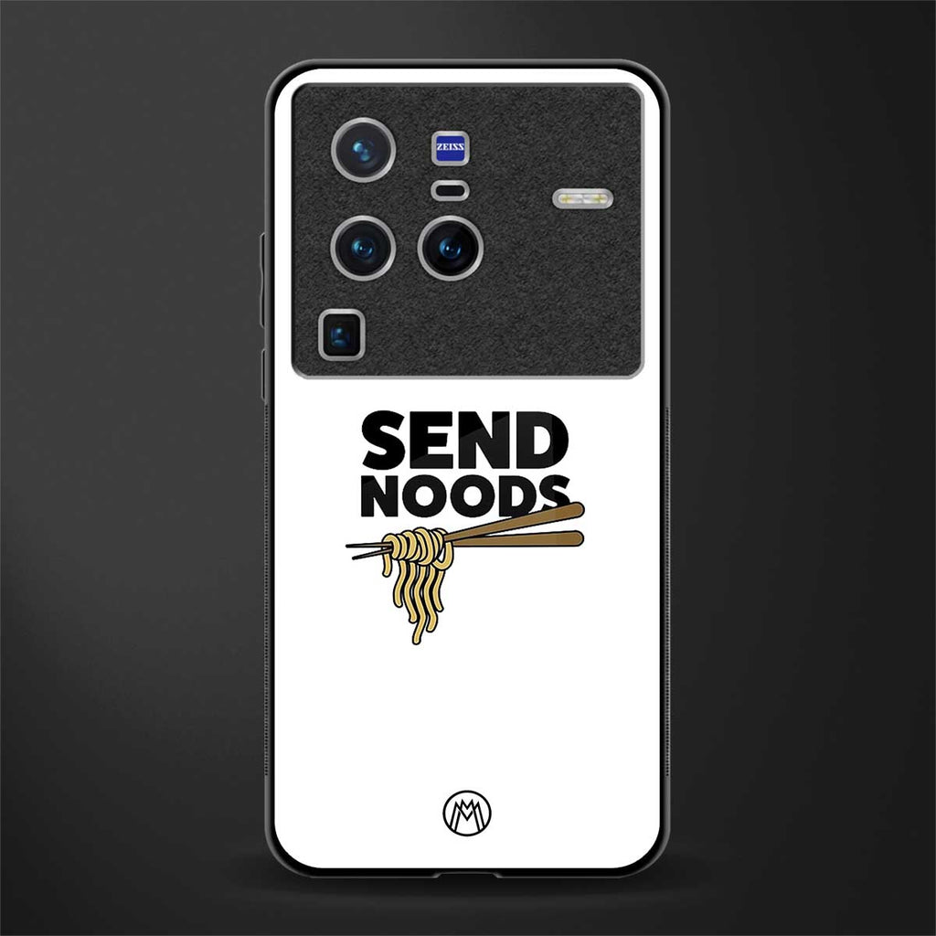 send noods glass case for vivo x80 pro 5g image