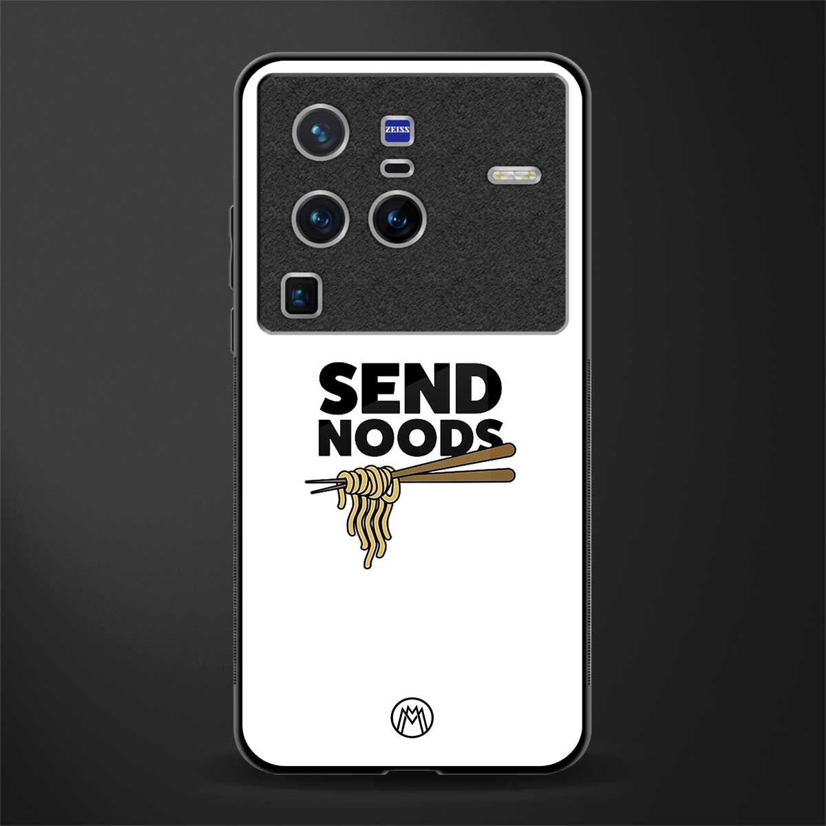 send noods glass case for vivo x80 pro 5g image