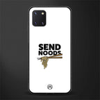 send noods glass case for samsung a81 image