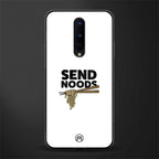 send noods glass case for oneplus 8 image