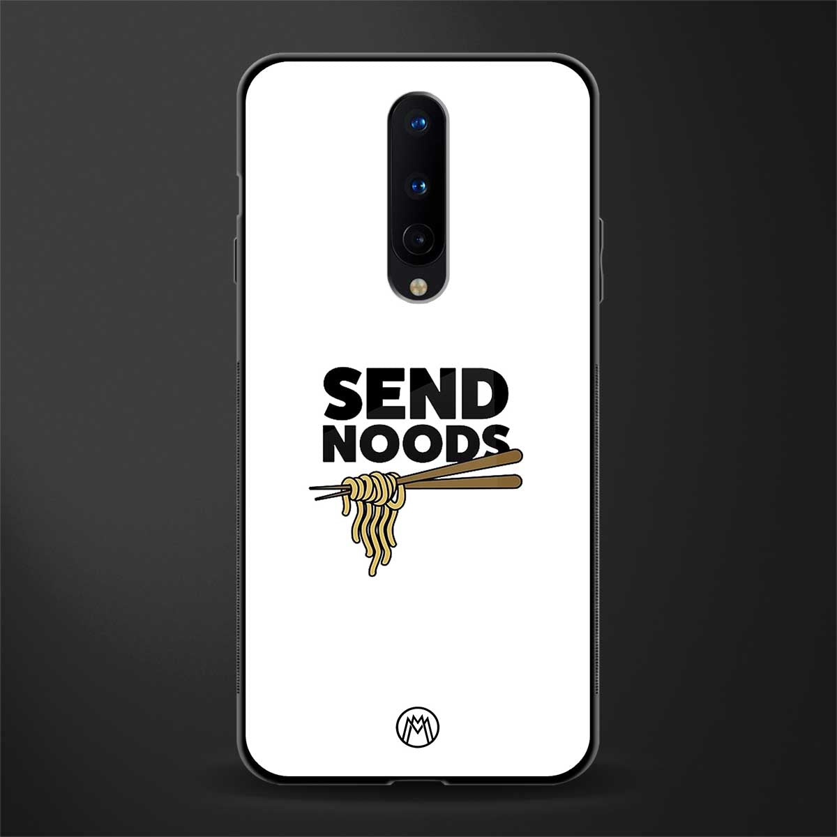 send noods glass case for oneplus 8 image