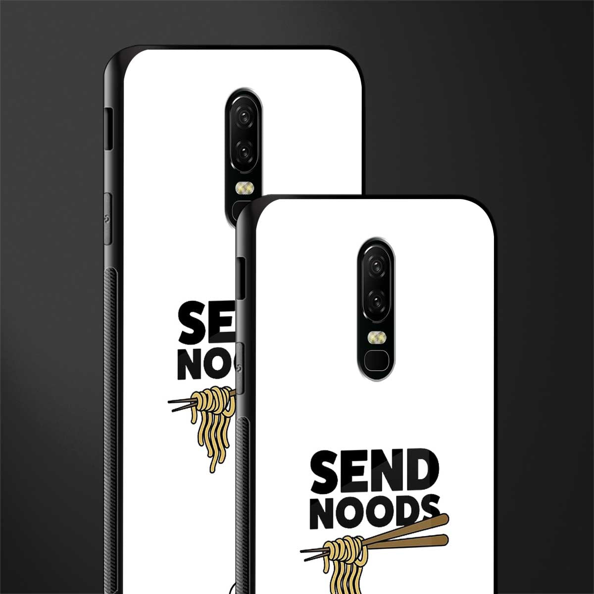 send noods glass case for oneplus 6 image-2