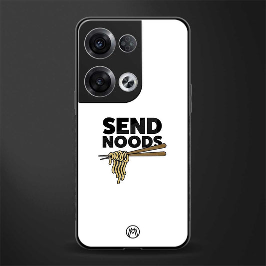 send noods back phone cover | glass case for oppo reno 8 pro