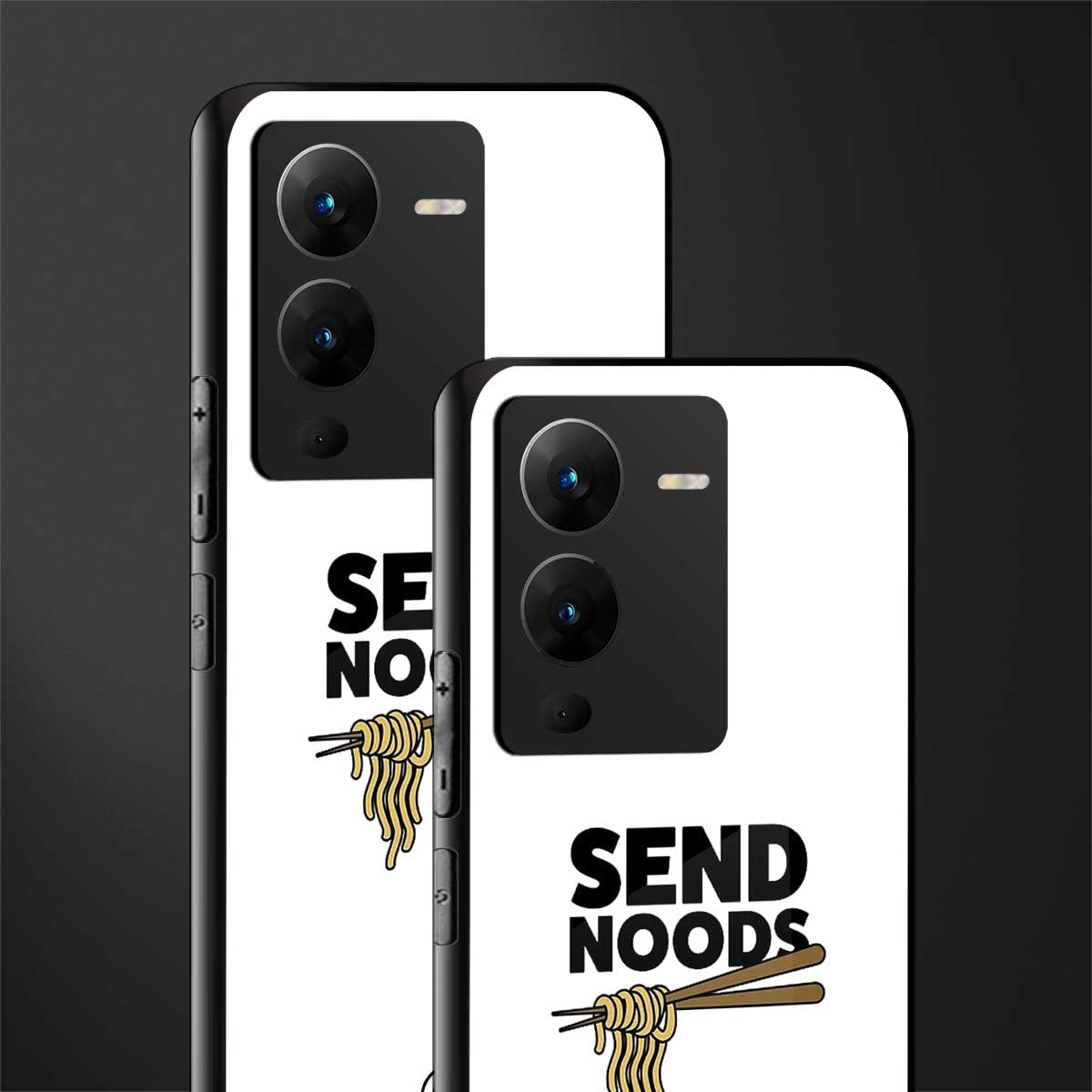 send noods back phone cover | glass case for vivo v25 pro 5g