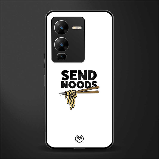 send noods back phone cover | glass case for vivo v25 pro 5g