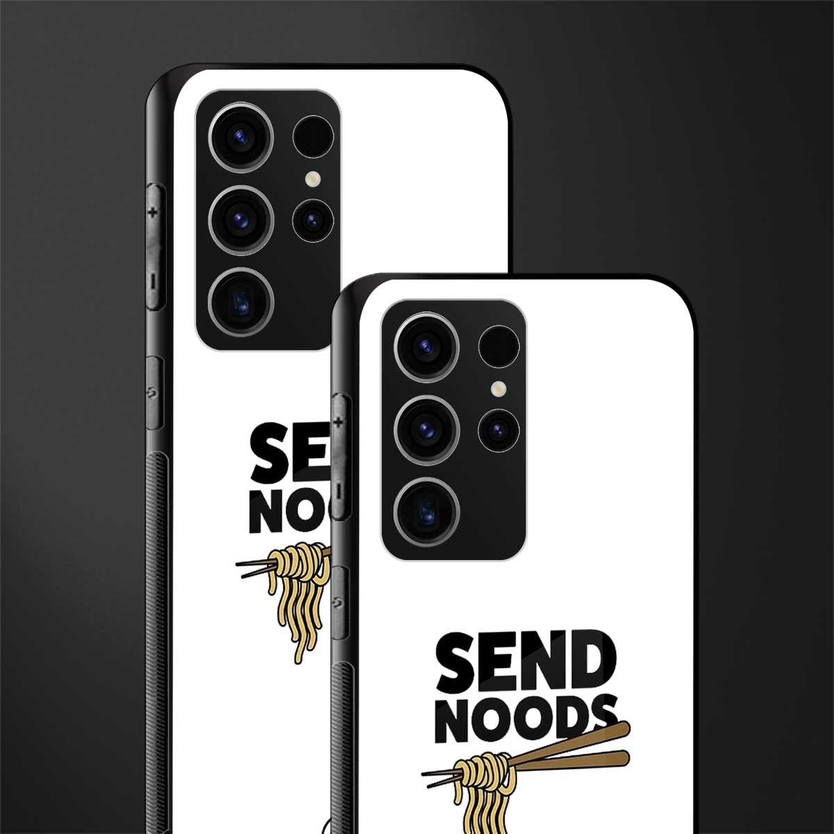 Send-Noods-Glass-Case for phone case | glass case for samsung galaxy s23 ultra