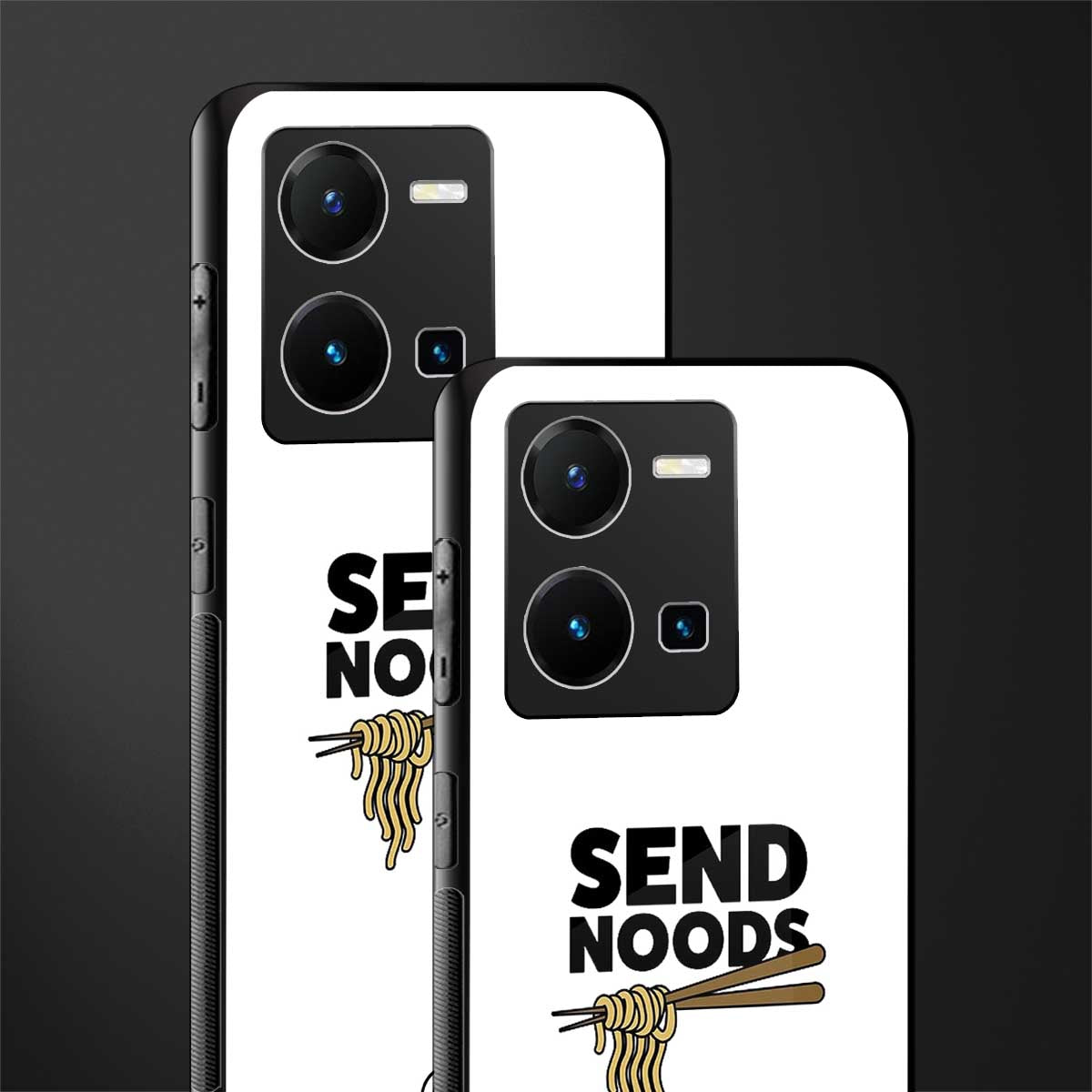 send noods back phone cover | glass case for vivo y35 4g