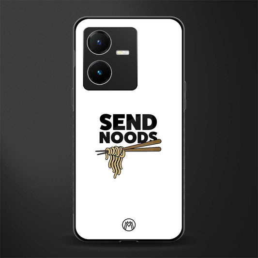 send noods back phone cover | glass case for vivo y22