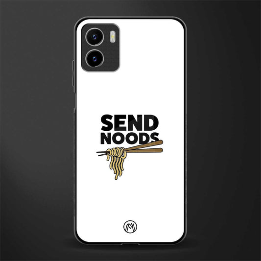 send noods back phone cover | glass case for vivo y15c