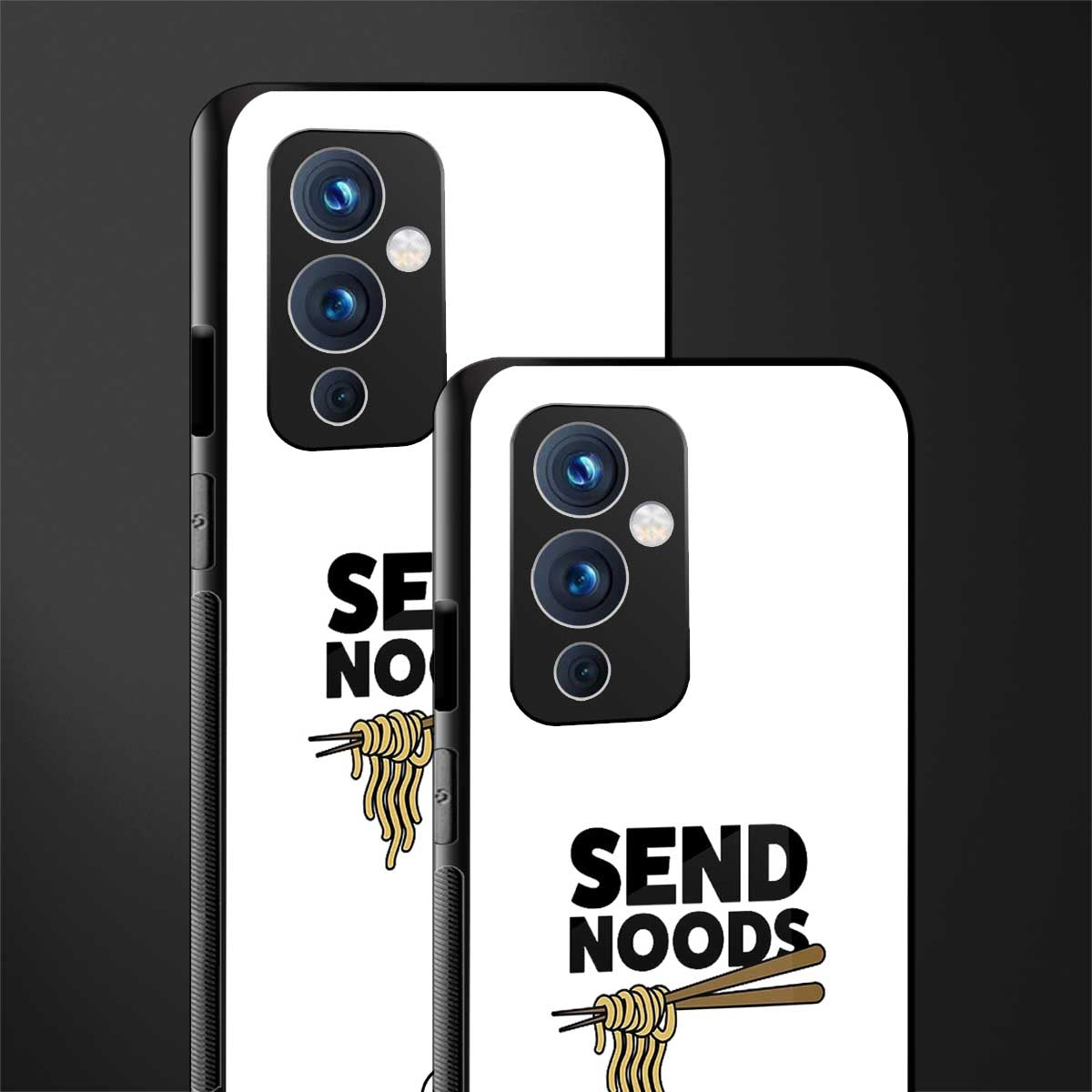 send noods back phone cover | glass case for oneplus 9