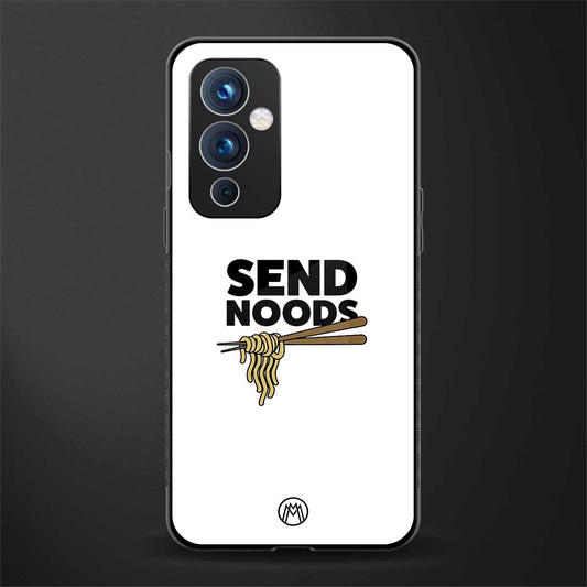 send noods back phone cover | glass case for oneplus 9