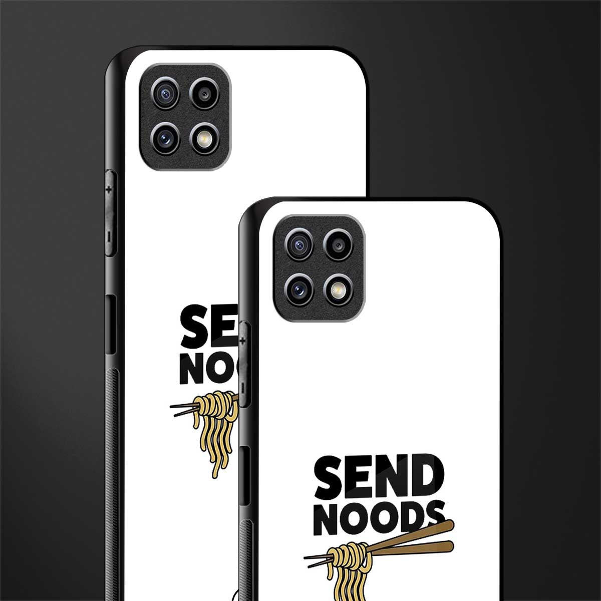 send noods back phone cover | glass case for samsung galaxy f42