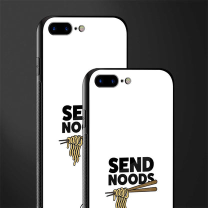send noods glass case for iphone 8 plus image-2